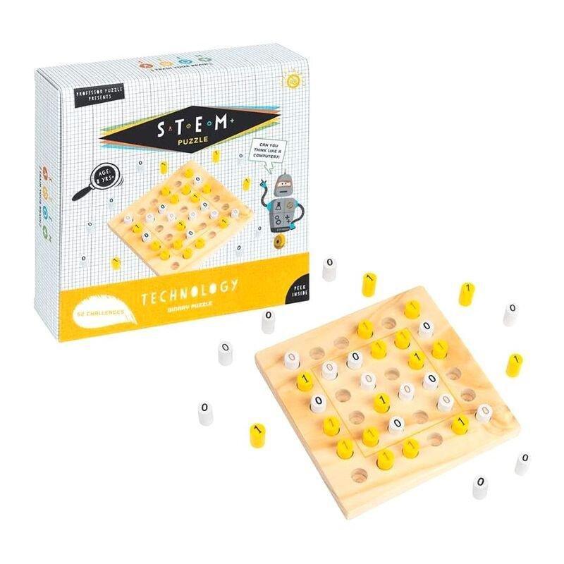 Professor Puzzle Stem Technology Binary Puzzle, , large image number 0