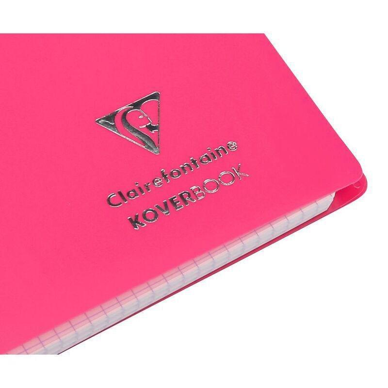 Clairefontaine Koverbook Neon Stapled Opaque Polypro Notebook - 48 Lined Sheets (17 x 22 cm) (Assorted Colours - Includes 1), , large image number 7