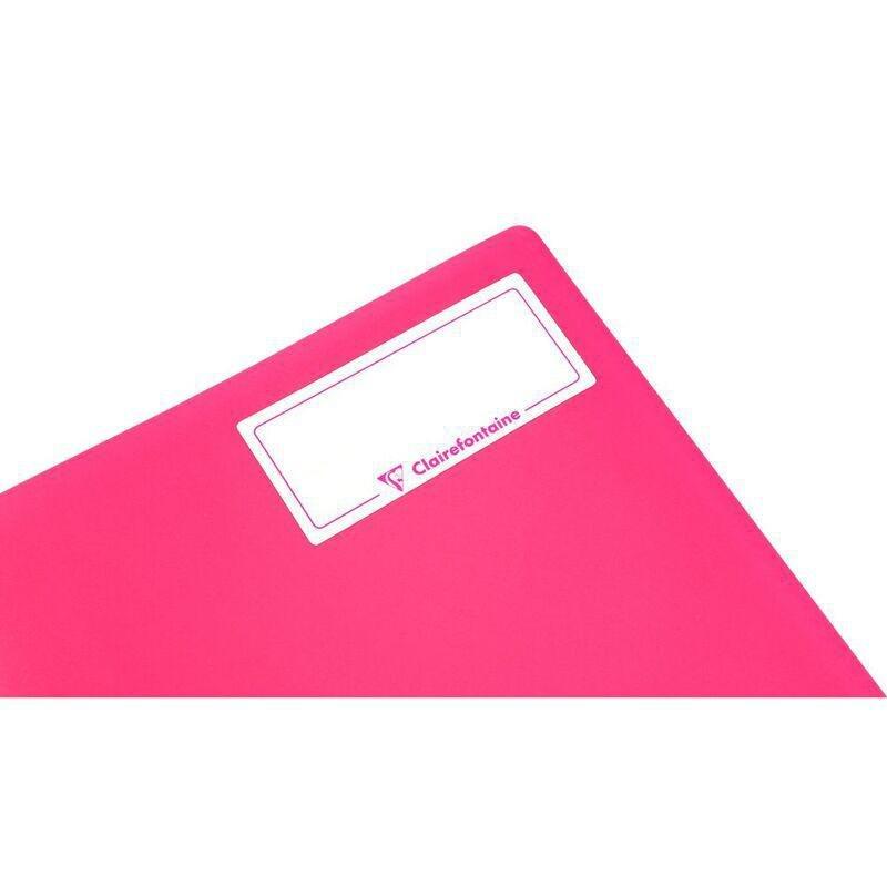 Clairefontaine Koverbook Neon Stapled Opaque Polypro Notebook - 48 Lined Sheets (17 x 22 cm) (Assorted Colours - Includes 1), , large image number 8