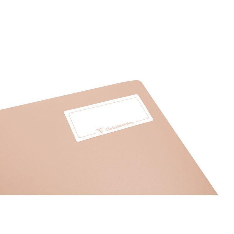 Clairefontaine Koverbook Blush Stapled Opaque Polypro Notebook - 48 Lined Sheets (17 x 22 cm) (Assorted Colours - Includes 1), , large image number 1