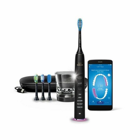 PHILIPS - Philips Sonicare HX9924 Black Diamond Clean Smart Sonic Toothbrush