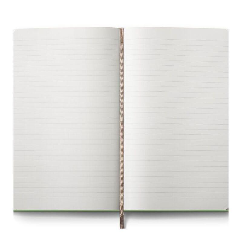 Karvle Lined Hardcover Stone Paper Notebook - Matcha (13 x 21 cm), , large image number 1