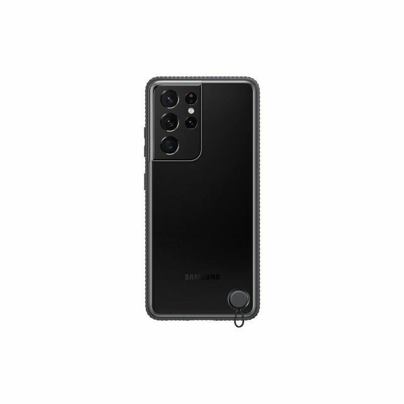 Samsung Clear Protective Cover Black for Galaxy S21 Ultra, , large image number 0