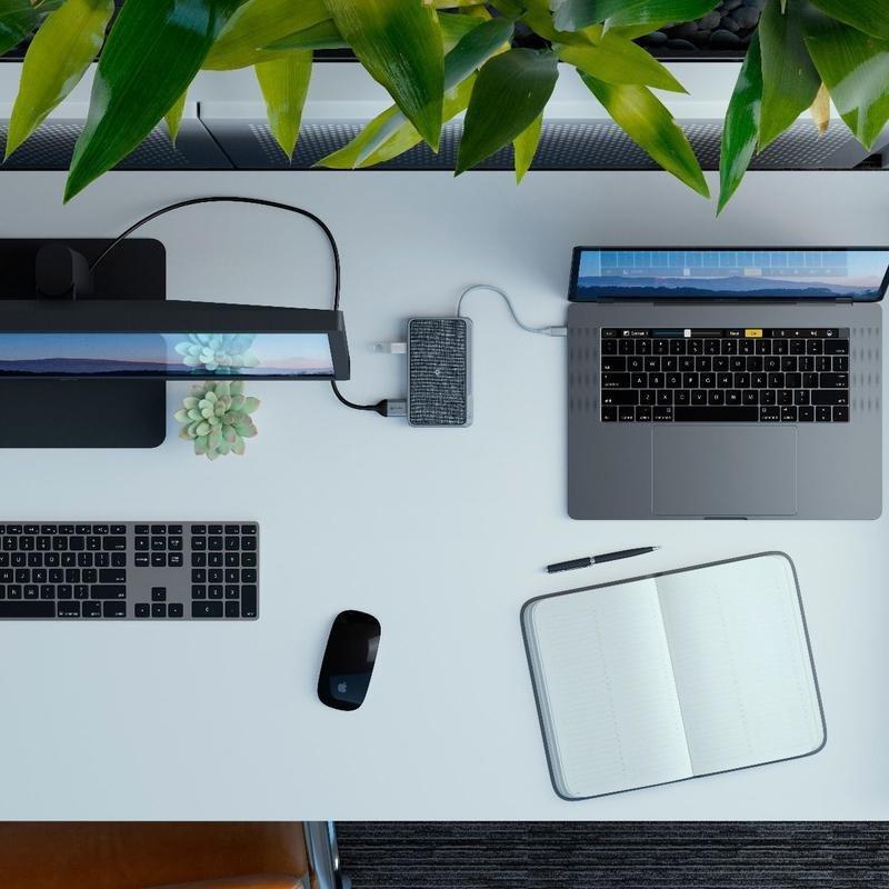 Alogic USB-C Dock Wave All-in-One/USB-C Hub with Power Delivery - Space Grey, , large image number 2