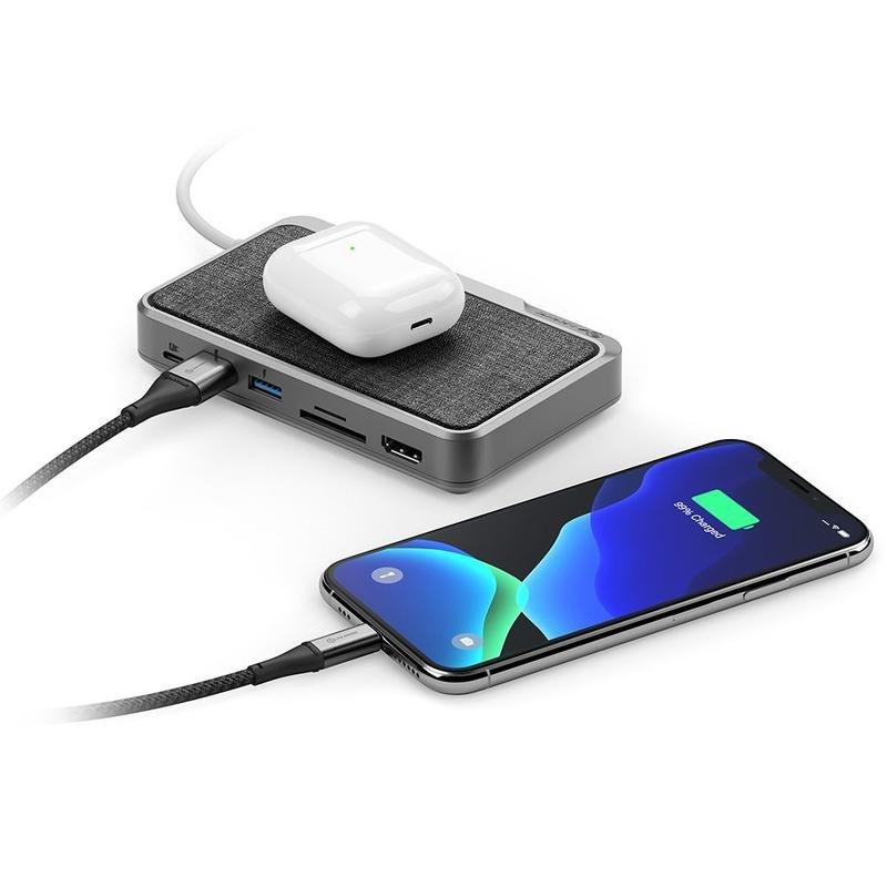 Alogic USB-C Dock Wave All-in-One/USB-C Hub with Power Delivery - Space Grey, , large image number 4