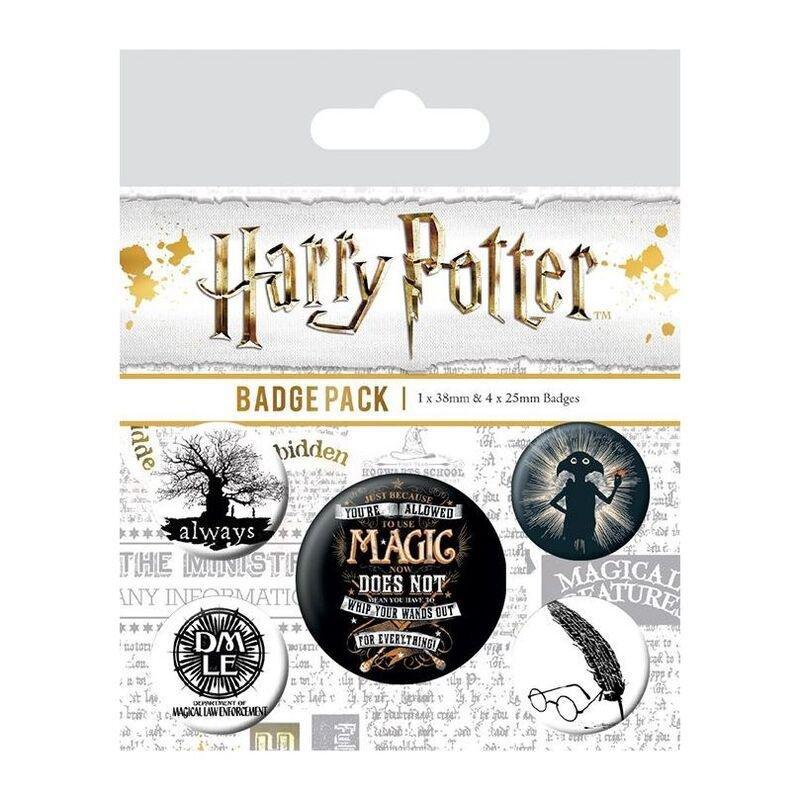 Pyramids Posters Harry Potter Symbols Badges, , large image number 0