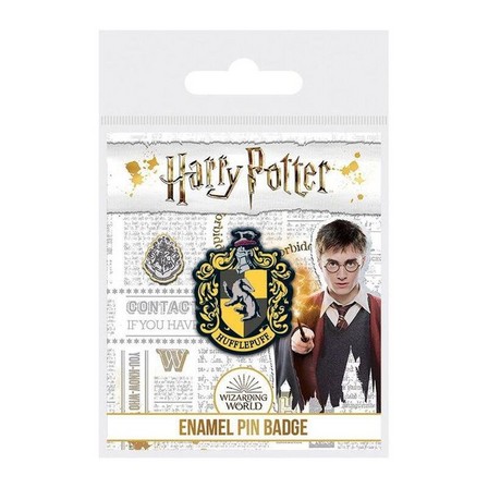 PYRAMID POSTERS - Pyramid International Harry Potter Hufflepuff Enamel Pin Badge 8 x 10.5cm