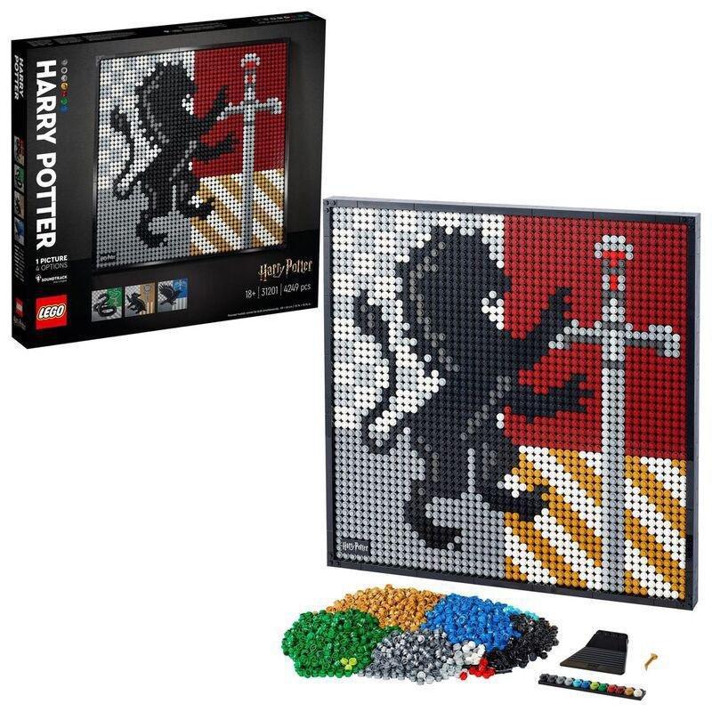 LEGO ART Harry Potter Hogwarts Crests 31201, , large image number 0