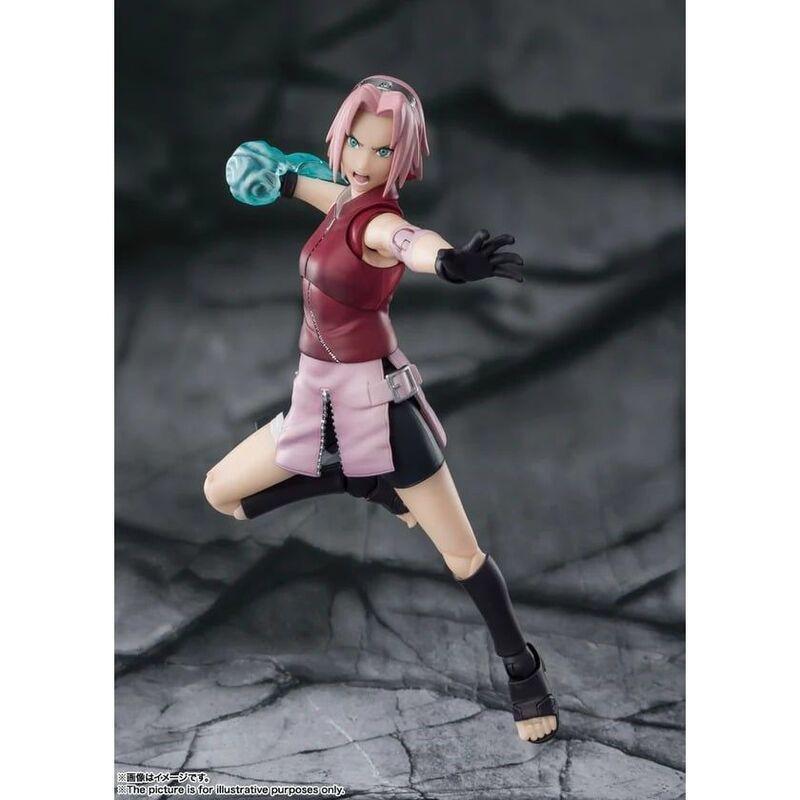 Bandai Tamashii S.H.Figuarts Naruto Sakura Haruno (Inheritor Of Tsunade's Indominable Will) 1/12 Scale Action Figure 5.31 Inches, , large image number 2
