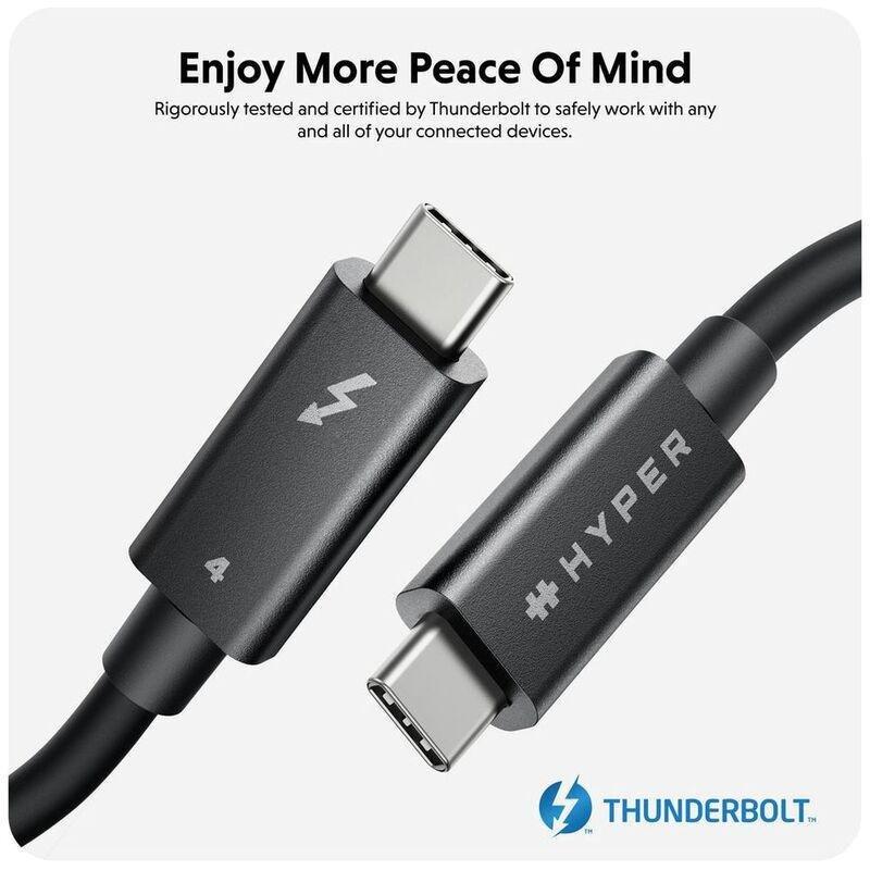 Hyper Hyperdrive 2M Thunderbolt 4 Cable, , large image number 1