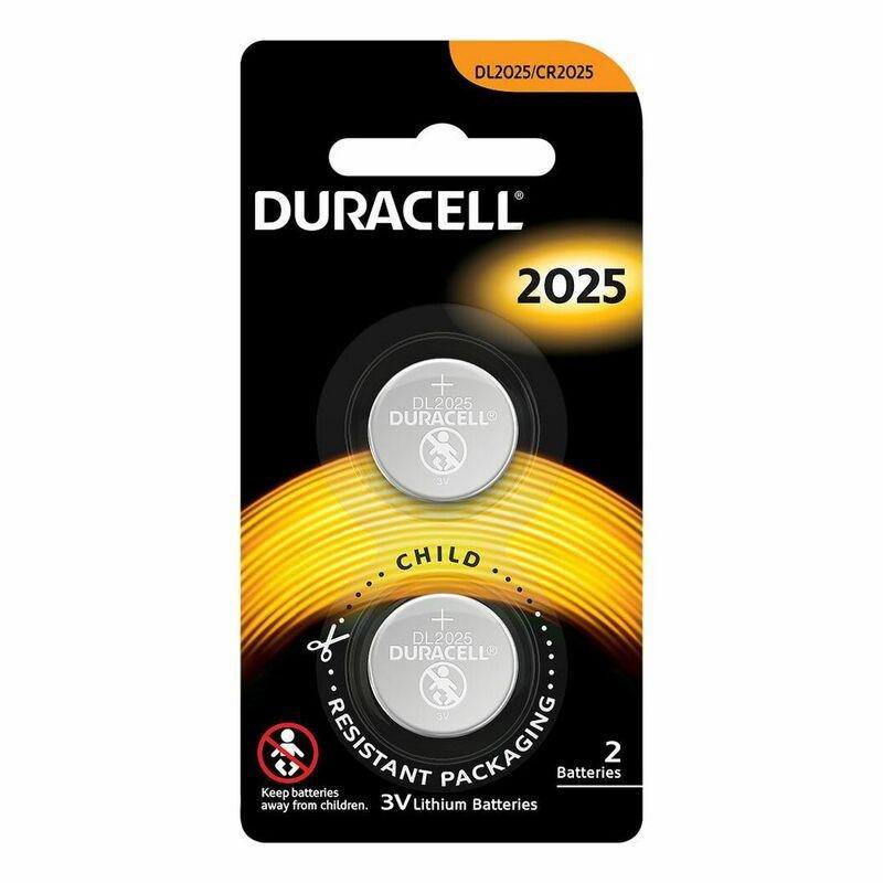 Duracell CR 2025X2 3V Battery Bottom Cell, , large image number 0