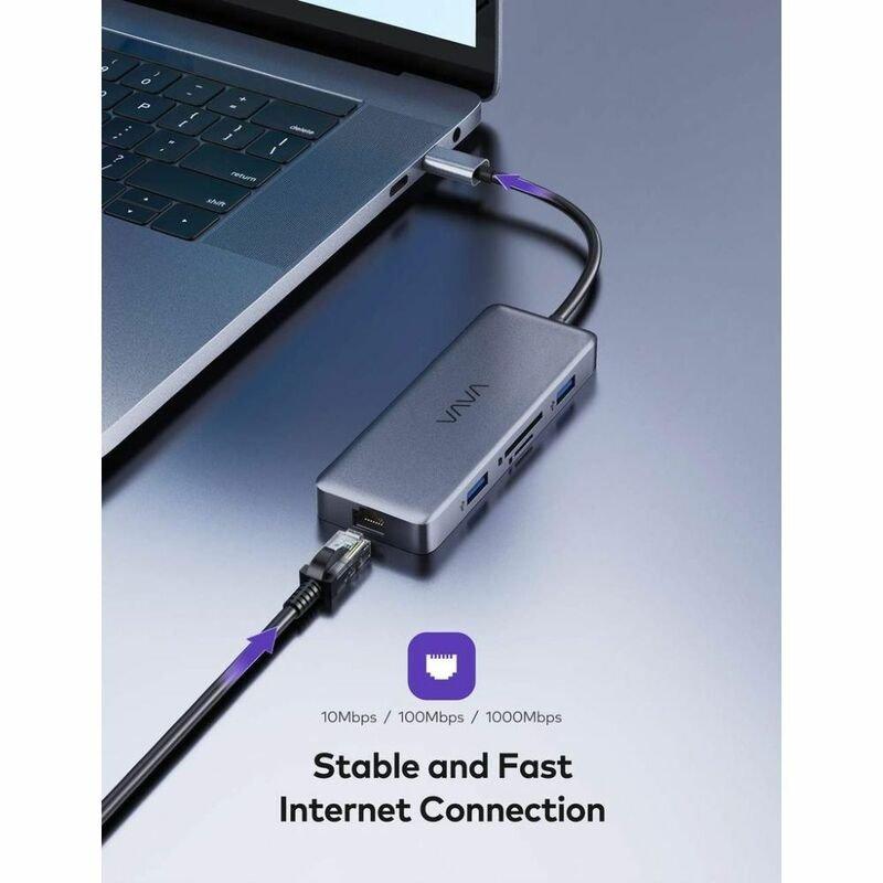 Vava USB C Hub 8-In-1 Adaptor, , large image number 1