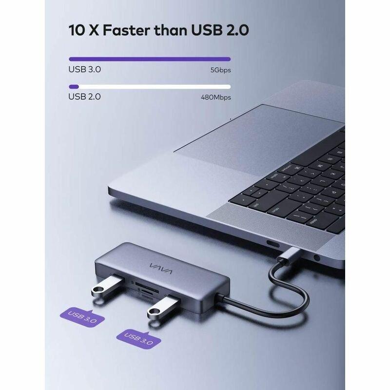 Vava USB C Hub 8-In-1 Adaptor, , large image number 4