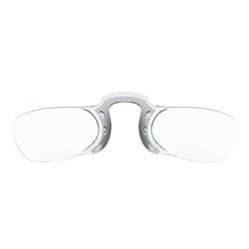 Nooz Retrochic Rectangular Reading Glasses Grey +(+3 Perscription), , large image number 1