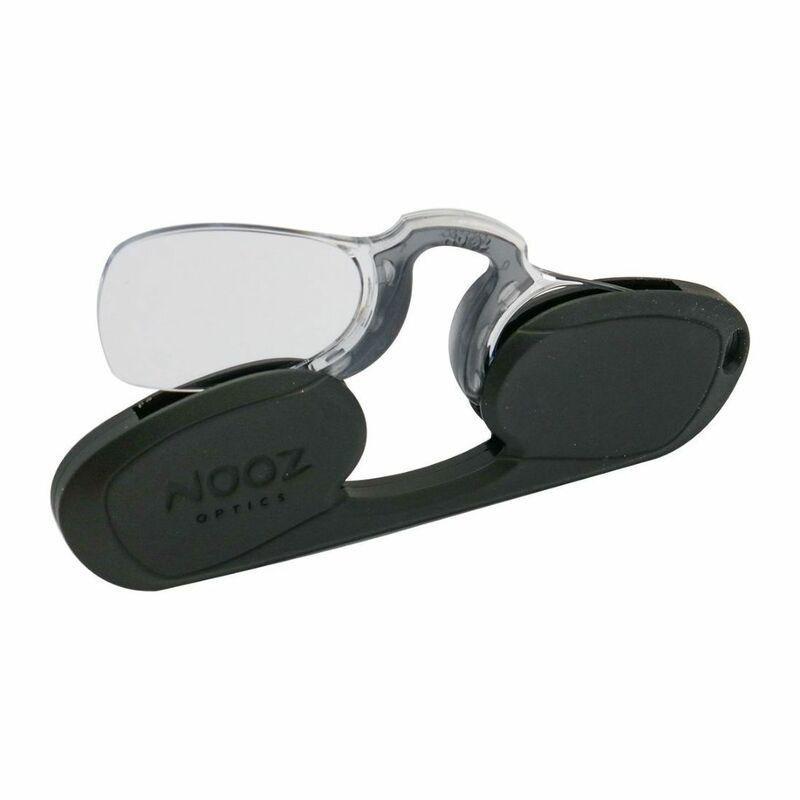 Nooz Retrochic Rectangular Reading Glasses Black +(+3 Perscription), , medium