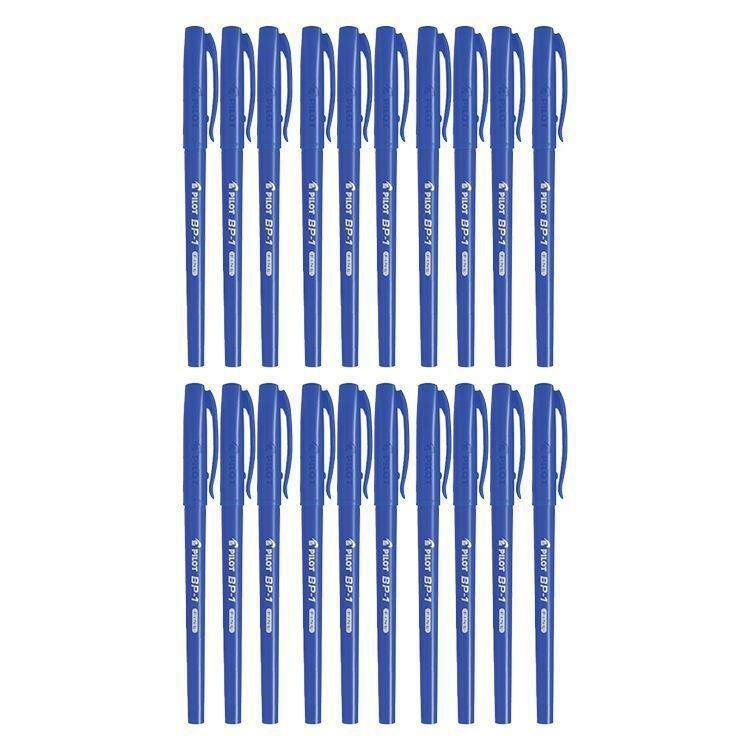 Pilot BP-1 Blue Ink Ball Point Pens (20 Pack), , large image number 0