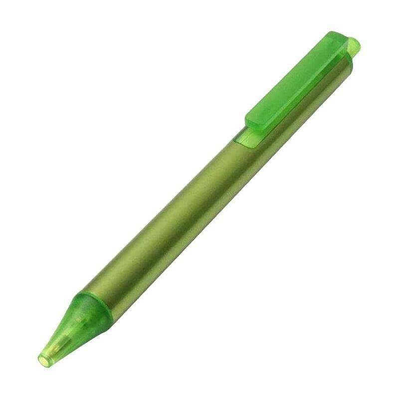 Kaco Tube Gel Pen/Green Barrel/Green Clip/0.5mm Blue Ink, , large image number 0