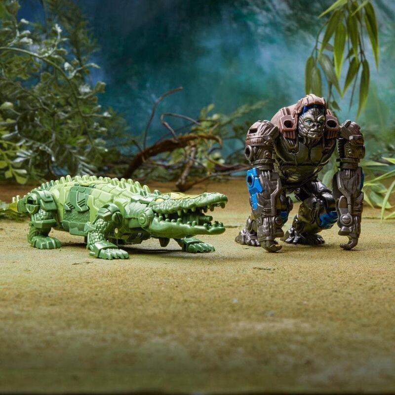 Hasbro Transformers: Rise of the Beasts Beast Alliance Optimus Prime and Skul Cruncher 5-inch Action Figures (2-Pack), , large image number 6