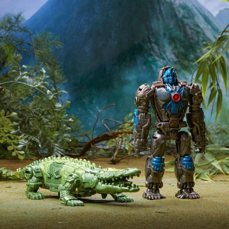 Hasbro Transformers: Rise of the Beasts Beast Alliance Optimus Prime and Skul Cruncher 5-inch Action Figures (2-Pack), , large image number 7