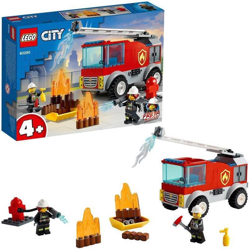 LEGO City Fire Fire Ladder Truck 60280, , large image number 0