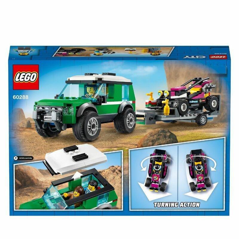 LEGO City Great Vehicles Race Buggy Transporter 60288, , large image number 1