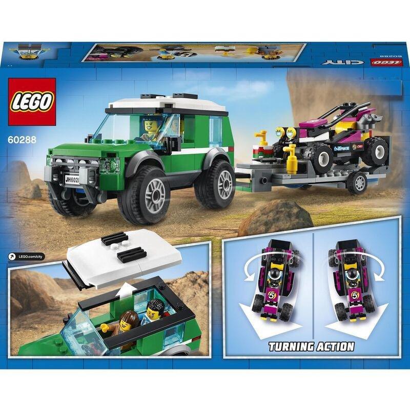 LEGO City Great Vehicles Race Buggy Transporter 60288, , large image number 2