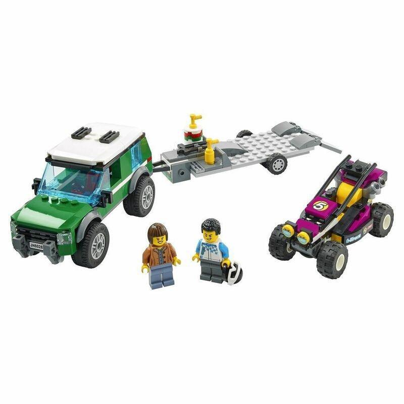 LEGO City Great Vehicles Race Buggy Transporter 60288, , large image number 3