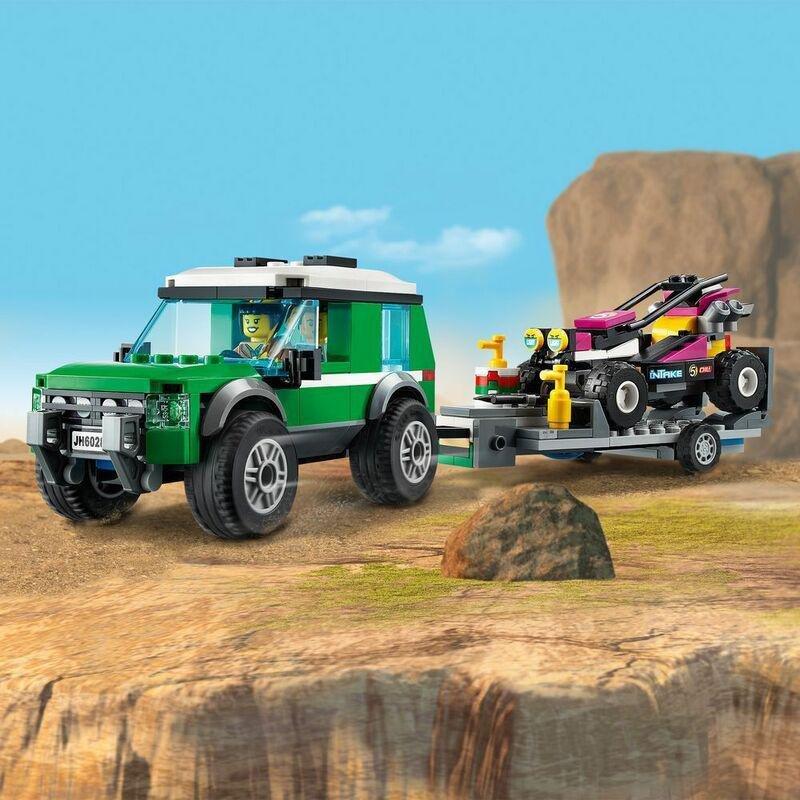 LEGO City Great Vehicles Race Buggy Transporter 60288, , large image number 7