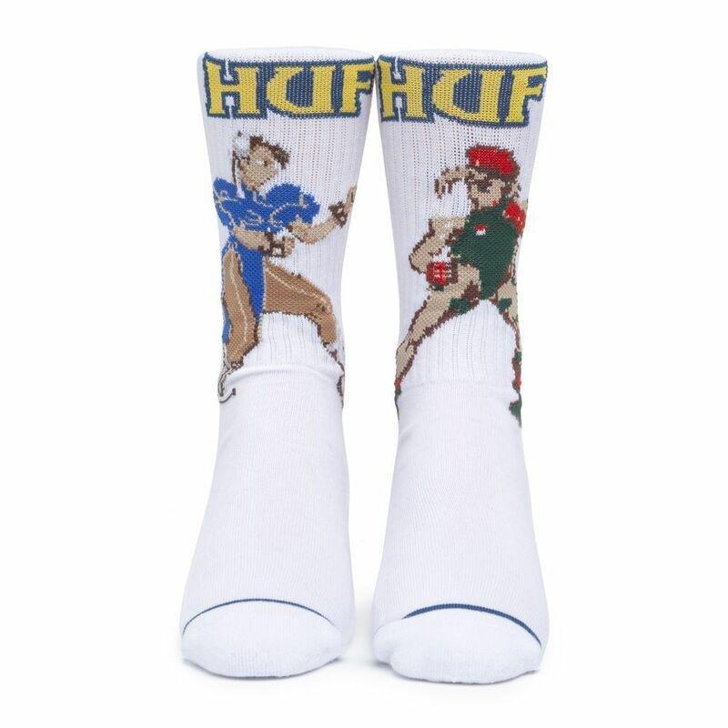 Huf Street Fighter Chun-Li & Cammy Socks White (One Pair), , large image number 1