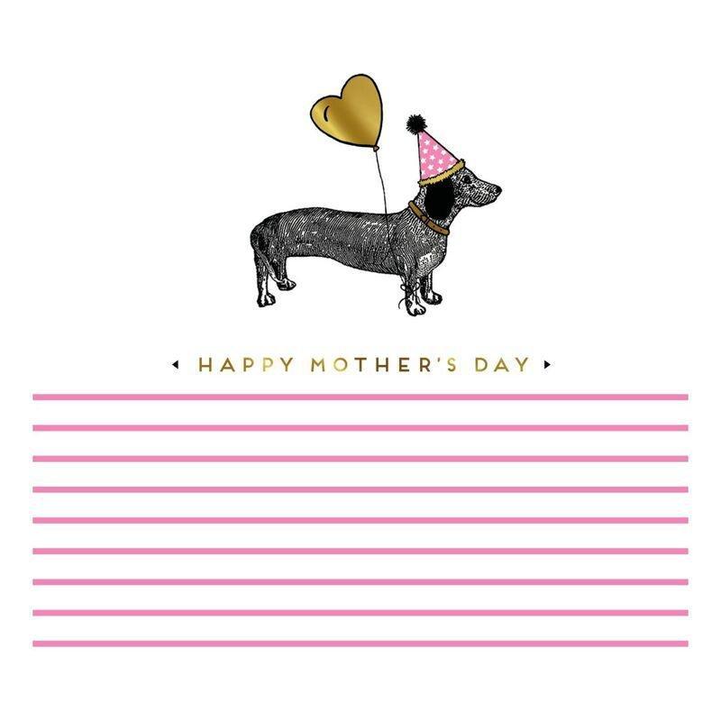 Alice Scott Mothers Day Sausage Dog Mother's Day 2021 (160 x 156 mm), , large image number 0