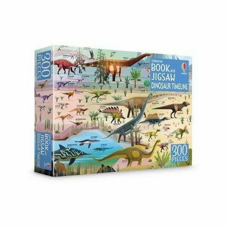 USBORNE PUBLISHING LTD UK - Dinosaur Timeline Book And Jigsaw | Rachel Firth