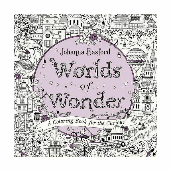 Worlds Of Wonder- A Coloring Book for The Curious | Johanna Basford, , large image number 0