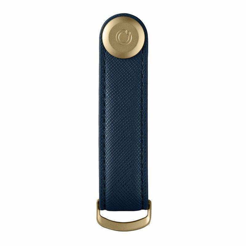 Orbitkey Saffiano Leather Keychain Oxford Navy, , large image number 0