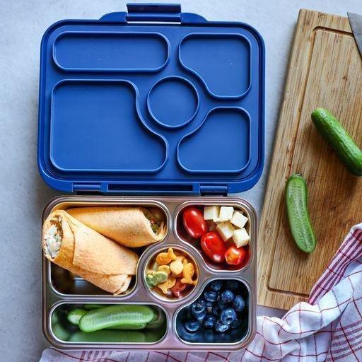 Yumbox Presto 5-Compartment Bento Box - Santa Fe Blue, , large image number 2