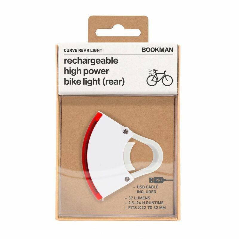 Bookman Curve Rear Light White, , large image number 0