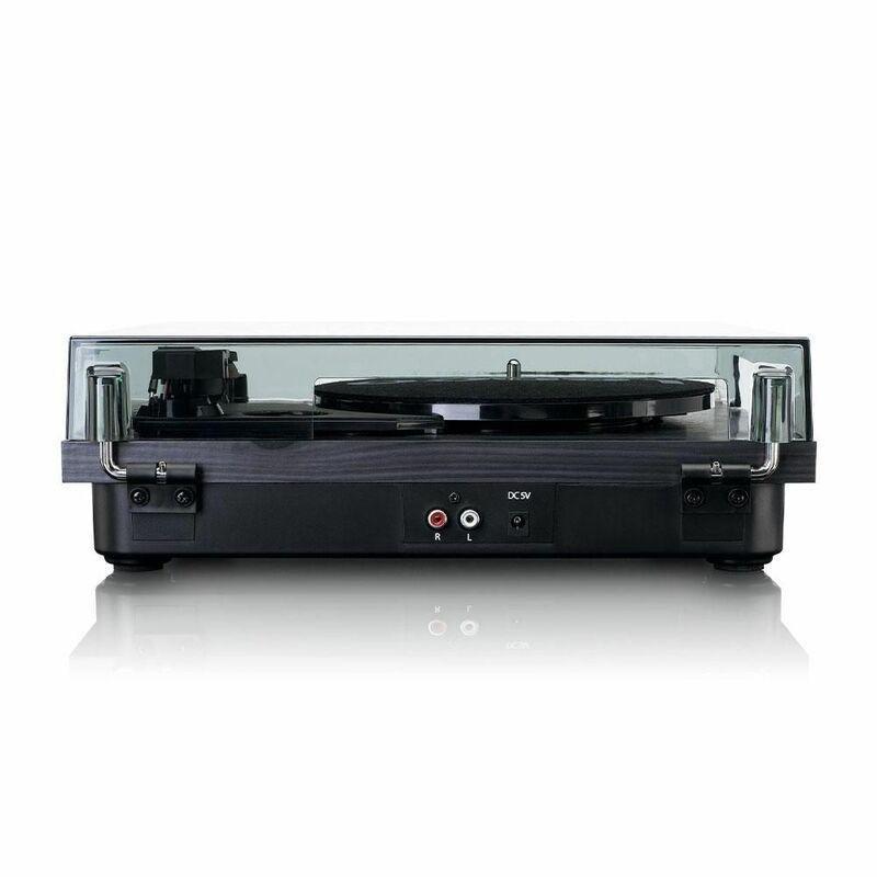 Lenco LS-10 Belt-Drive Turntable with Built-in Speakers - Black, , large image number 2