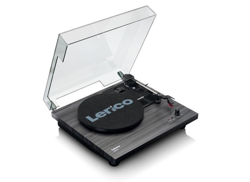 Lenco LS-10 Belt-Drive Turntable with Built-in Speakers - Black, , large image number 5