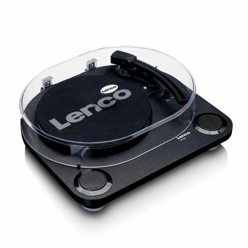 Lenco LS-40 Turntable with Built-in Speakers - Black, , large image number 4