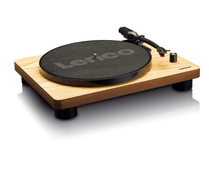 Lenco LS-50 USB Belt-Drive Turntable with Built-in Speakers - Wood, , large image number 2