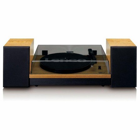 LENCO - Lenco LS-300 Turntable with Two Separate Speakers - Wood