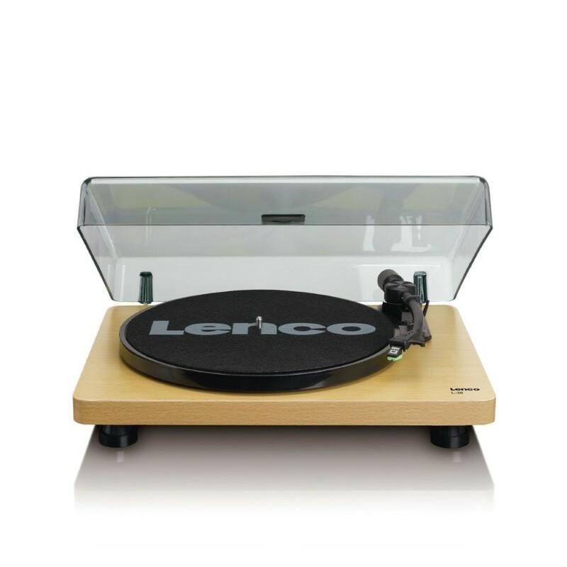 Lenco L-30 Belt-Drive Turntable with Built-in Preamp - Wood, , large image number 0