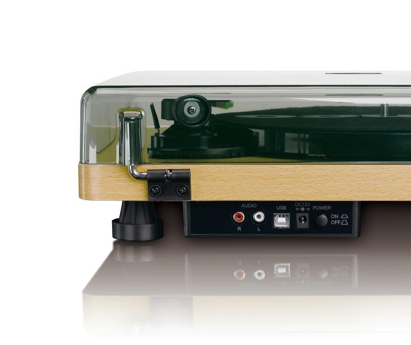 Lenco L-30 Belt-Drive Turntable with Built-in Preamp - Wood, , large image number 1