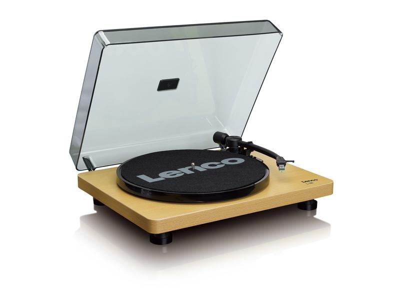 Lenco L-30 Belt-Drive Turntable with Built-in Preamp - Wood, , large image number 4