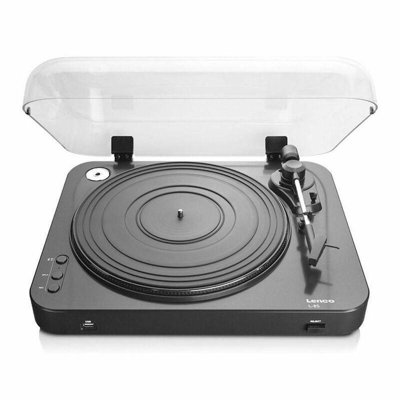 Lenco L-85 Belt-Drive Turntable with Built-in Preamp & Autostop Return - Black, , large image number 0