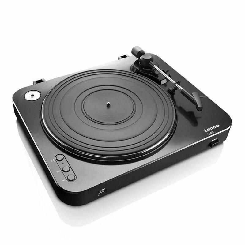 Lenco L-85 Belt-Drive Turntable with Built-in Preamp & Autostop Return - Black, , large image number 2