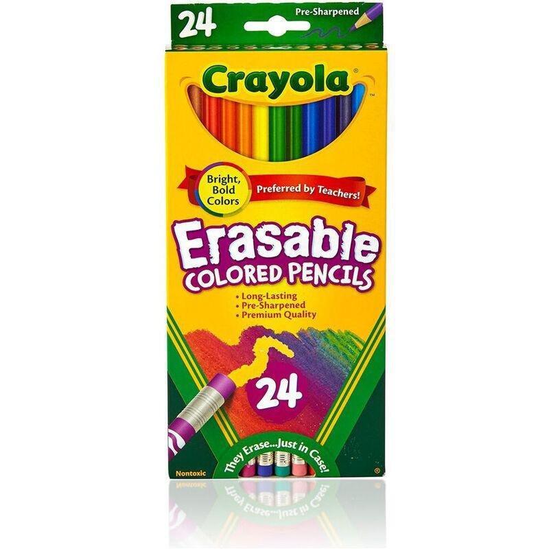 Crayola Erasable Colored Pencils (24 Pack), , large image number 0