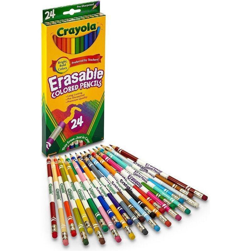 Crayola Erasable Colored Pencils (24 Pack), , large image number 1
