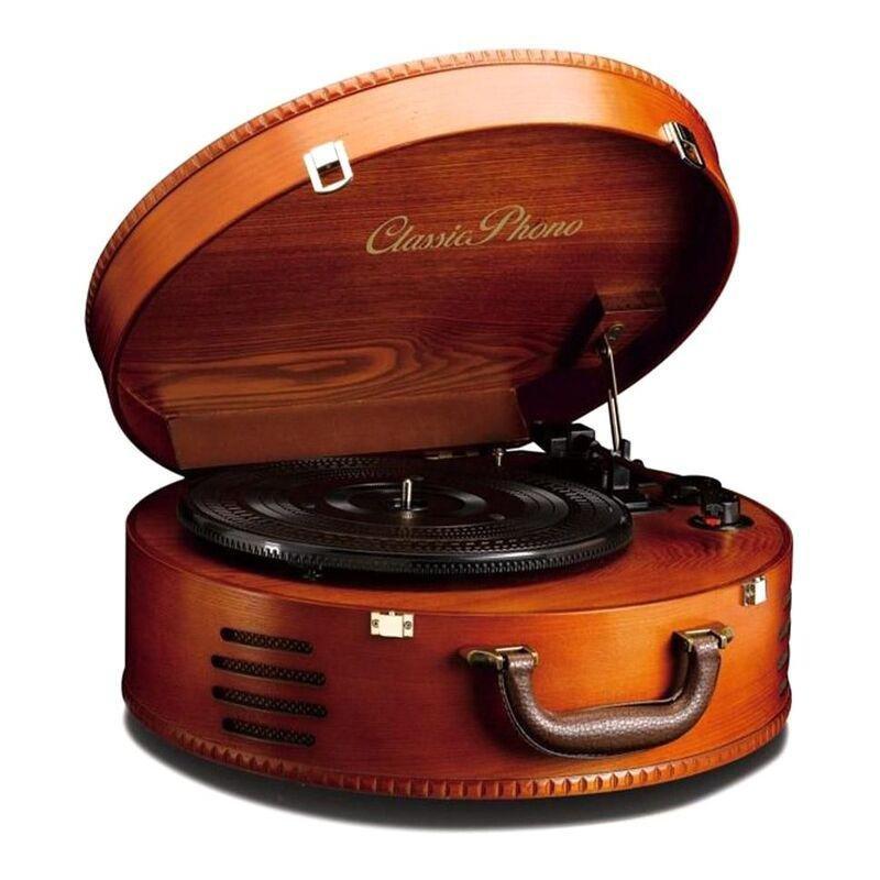 Lenco TT-34 Classic Phono Retro Turntable with USB Connection Wooden, , large image number 0