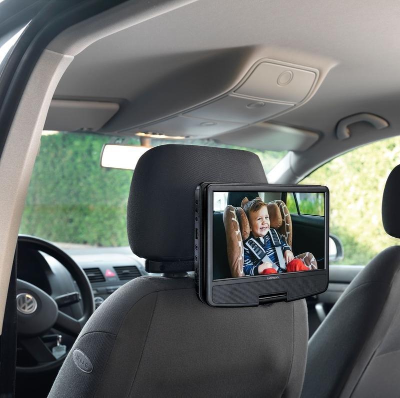 Lenco DVP-947 Portable Bluetooth DVD Player 9 Inch Screen with Headphones, , large image number 1