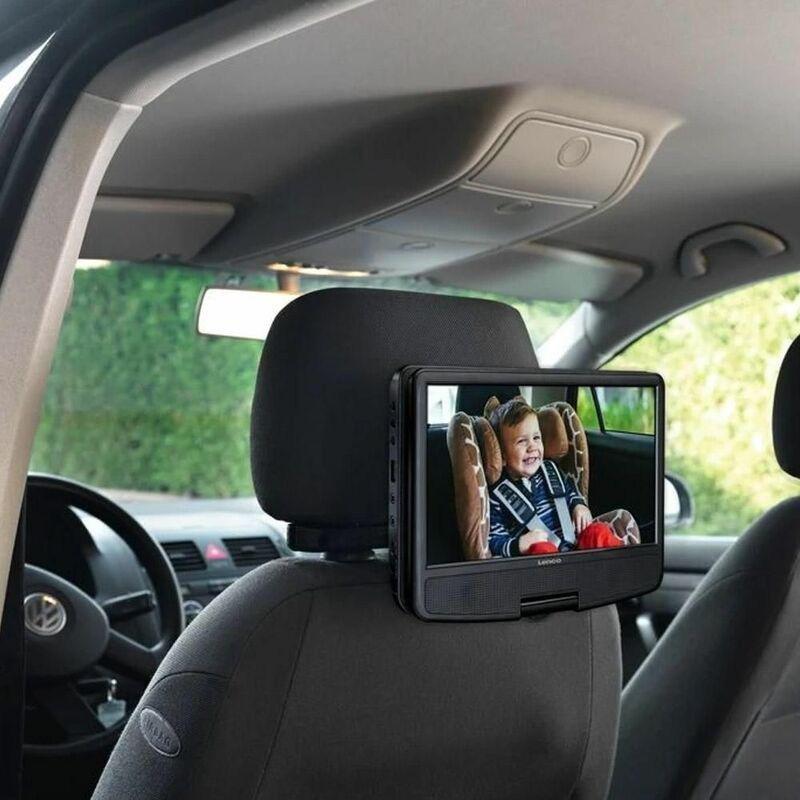 Lenco DVP-947 Portable Bluetooth DVD Player 9 Inch Screen with Headphones, , large image number 2